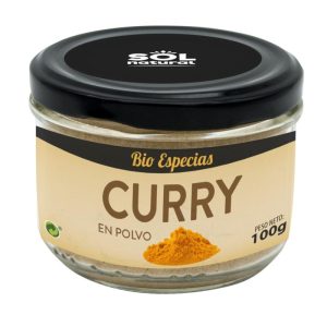 Curry en polvo SOL NATURAL 100 gr BIO