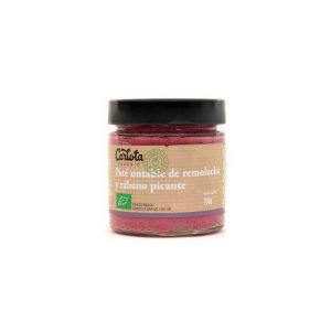 Pate remolacha rabano picante CARLOTA 180 gr BIO